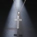 Stainless Steel Cross Pendant Necklace in Silver