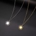 Stainless Steel Sun Necklace