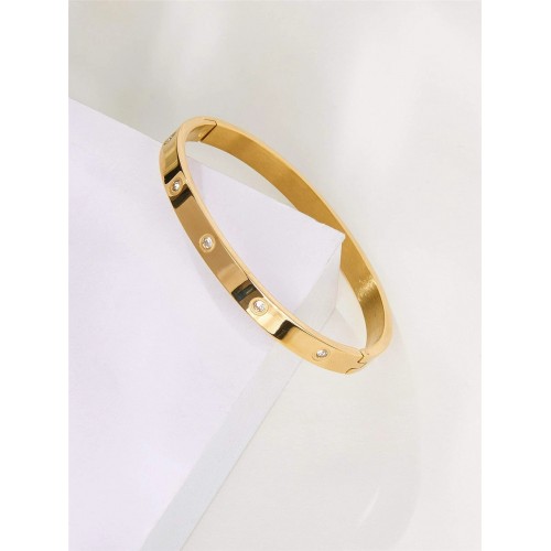 Buy Men's 18K Gold Plated Link Bracelet Classic Carving Wrist Chain Link  Bangle Online at desertcartEcuador