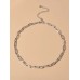 Link Choker Necklace in Silver