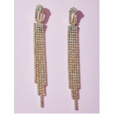 Rhinestone Rainfall Earrings