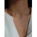 Stainless Steel Minimalist Rose Gold Necklace