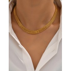 Stainless Steel Thick Choker Necklace