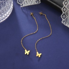 Stainless Steel Minimal Butterfly Drops