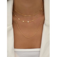 Minimalist Layered Chain Necklace