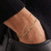 Stainless Steel Golden Bracelet Set