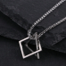 Stainless Geo Pendant Chain