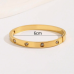 Stainless Steel Love Bangle in Gold