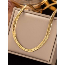 Stainless Steel Snake Bone Chain Necklace