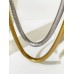 Stainless Steel Herringbone Necklace