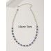 Stainless Steel Evil Eye Choker Necklace Silver
