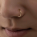 Stainless Steel Fake Nose Ring 1pc