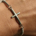 Stainless Steel Cross Bracelet for Men