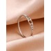 Stainless Steel Lunar Phase Ring Silver