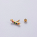 Stainless Steel Multi Colour Ear Stud for Helix Piercing