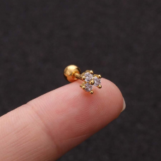 Stainless Steel Ear Stud for Helix Piercing