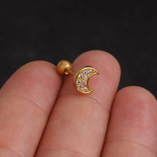 Stainless Steel Ear Stud for Helix Piercing