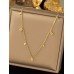 Stainless Steel Necklace With Cubic Zirconia