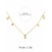 Stainless Steel Necklace With Cubic Zirconia