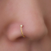 Stainless Steel Nose Ring with Stud