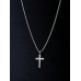 Stainless Steel Cross Pendant Necklace 