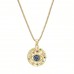 Stainless Steel Evil Eye Decor Necklace