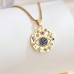 Stainless Steel Evil Eye Decor Necklace