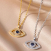 Stainless Steel Evil Eye Necklace