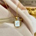 Stainless Steel Gold Plated Zodiac Sign Pendant Necklaces