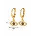 Stainless Steel Evil Eye Dangles