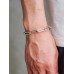Stainless Steel Geometric Link Chain Wristlet