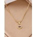 Stainless Steel Evil Eye Pendant Necklace