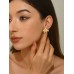 Stainless Steel Pearl Decor Earrings