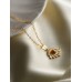 Stainless Steel Evil Eye Decor Necklace