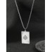 Stainless Steel Ace Pendant with Chain