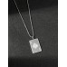 Stainless Steel Ace Pendant with Chain