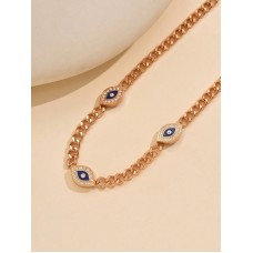 Chunky Evil Eye Chain Choker