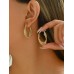 Stainless Steel Two Tone Layered Hoops