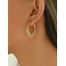 Stainless Steel Two Tone Layered Hoops