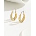 Stainless Steel Two Tone Layered Hoops
