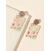Cute Floral Drop Earrings