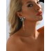 Rhinestone Butterfly Cocktail Earrings