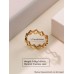 Stainless Steel Clover Adjustable Ring