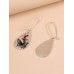 Vintage Butterfly Drop Earrings