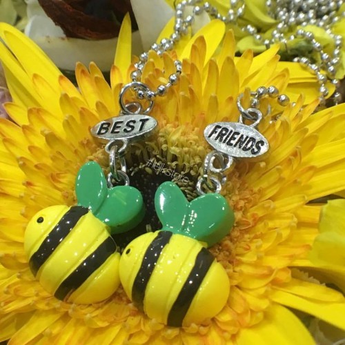 Bees Friendship Necklace Set